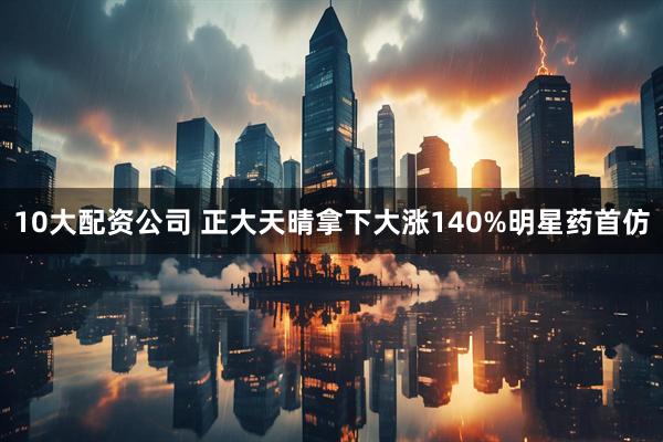 10大配资公司 正大天晴拿下大涨140%明星药首仿