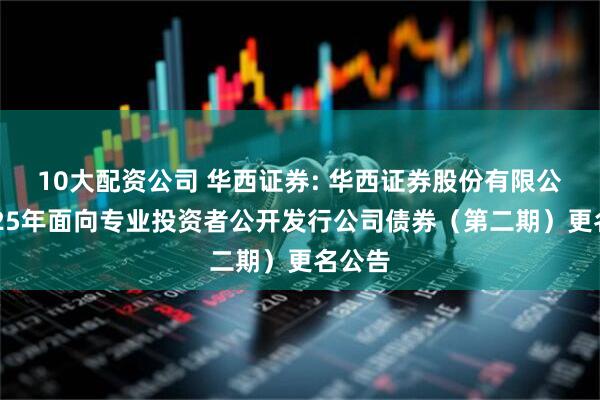 10大配资公司 华西证券: 华西证券股份有限公司2025年面向专业投资者公开发行公司债券(第二期)更名公告